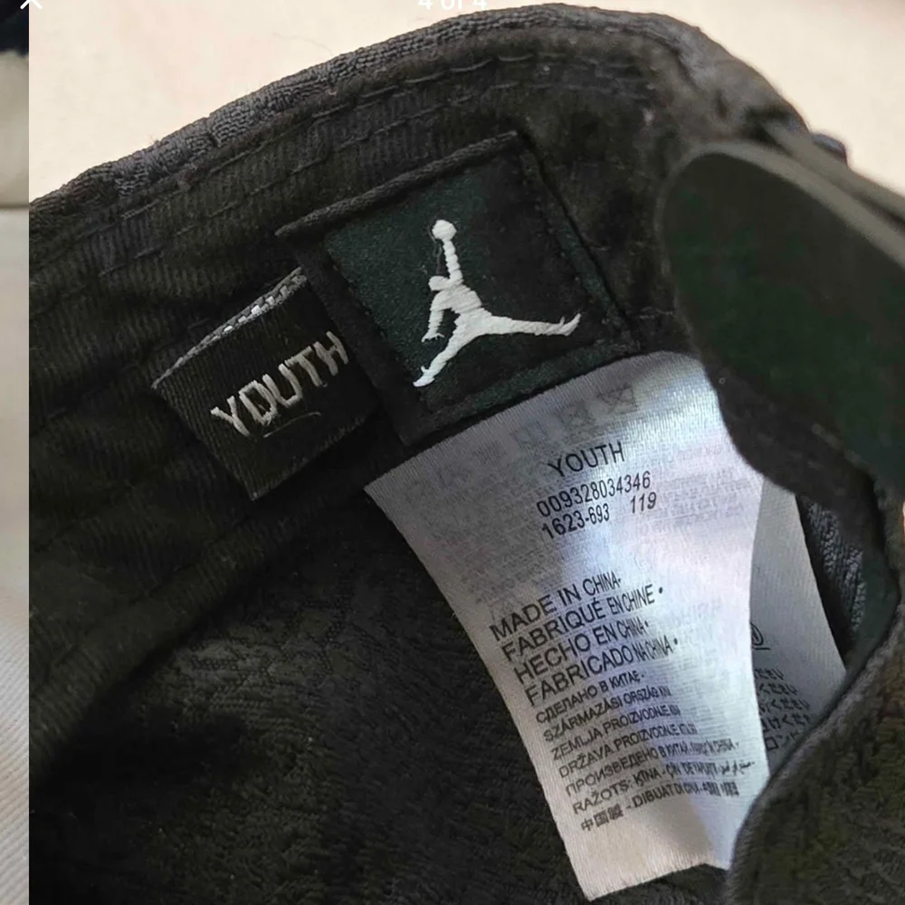 Jordan‎ Black Youth Cap with Jumpman Logo